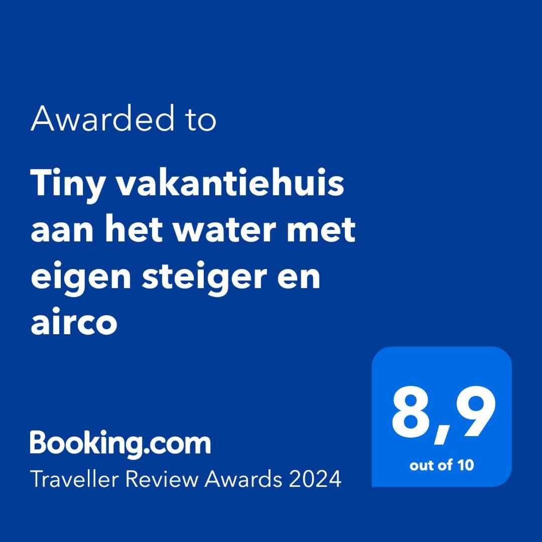 Hébergement de vacances Tiny Aan Het Water Met Eigen Steiger En Airco Kampen