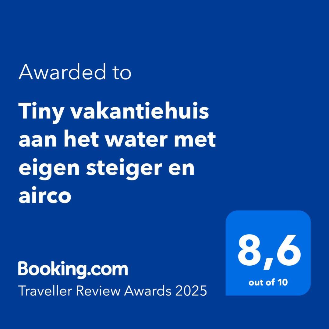 Hébergement de vacances Tiny Aan Het Water Met Eigen Steiger En Airco Kampen